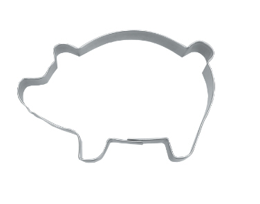 Ausstechform Schwein  Glücksschwein