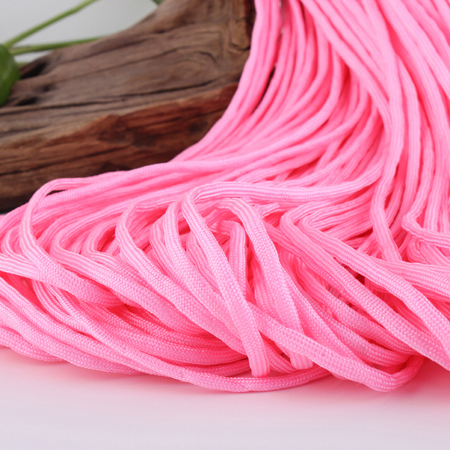 Paracord Kordel UNI CANDY einfärbig 4mm 6,4m/ Bund 