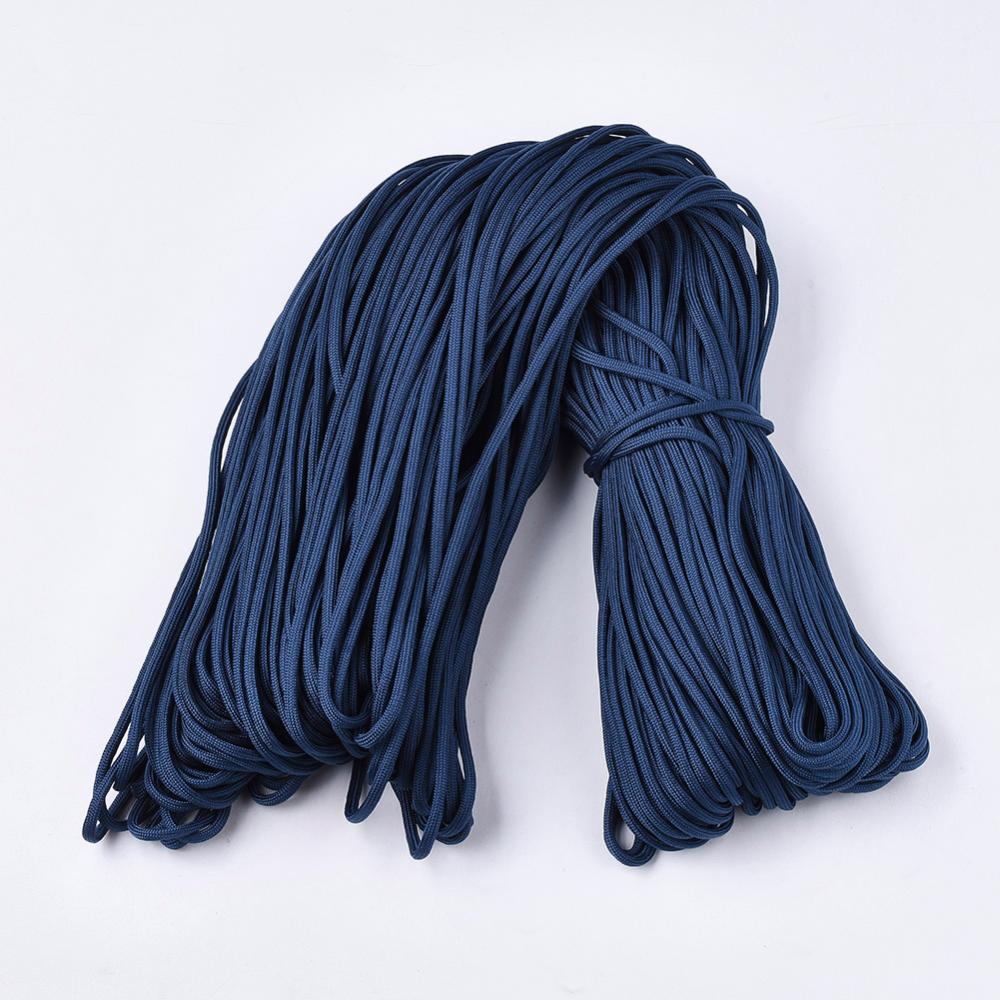 Paracord Kordel UNI MARINE einfärbig 4mm 100m/ Bund  