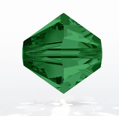 Swarovski Doppelkegel  Emerald, Bicone