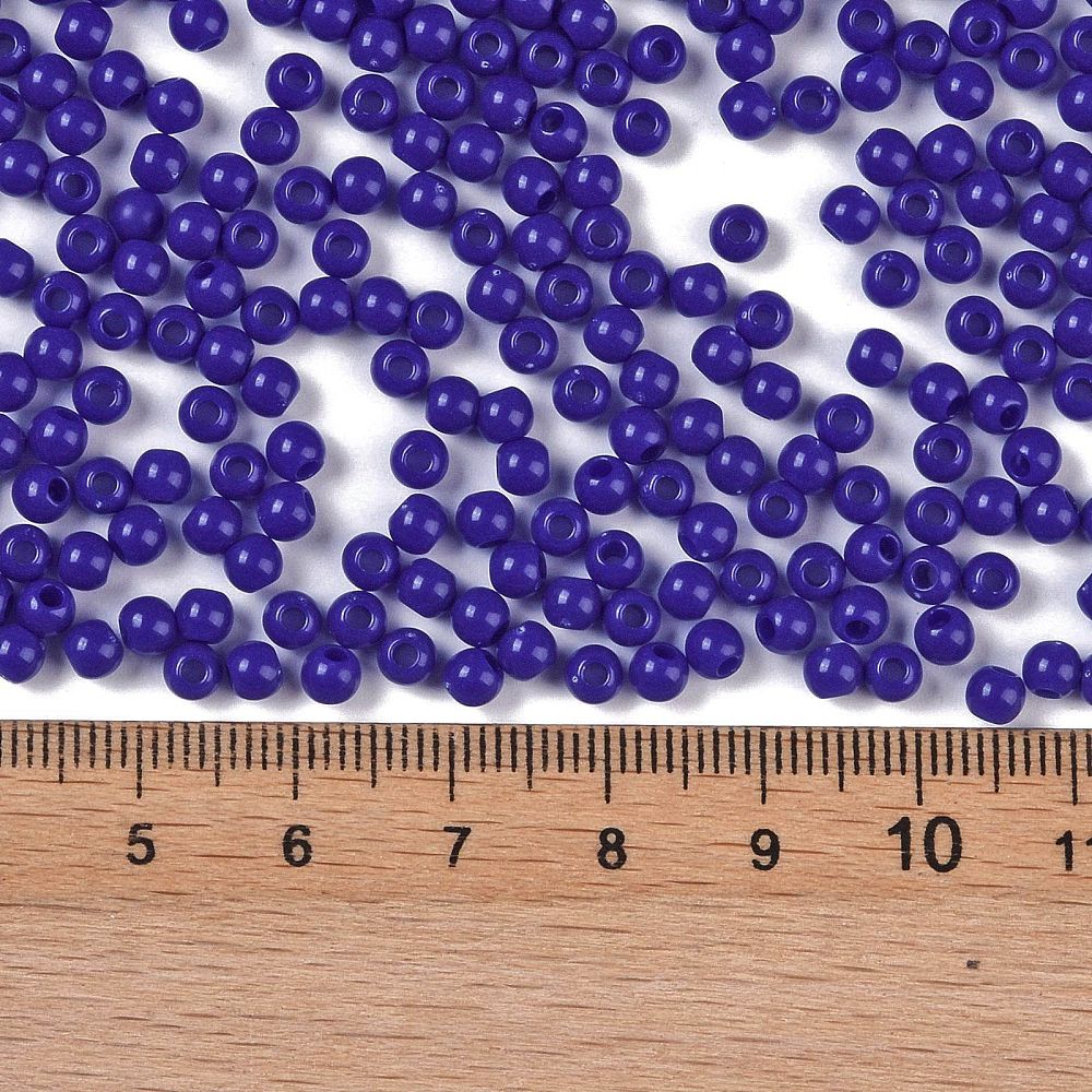 Acrylperlen Uni 4mm Lochbohrung 1,6mm 600 Stück Acrylperlen Uni 4mm Lochbohrung 1,6mm 600 Stück