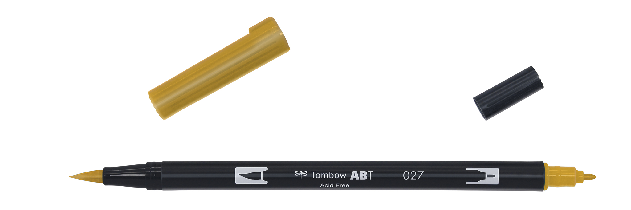 Tombow Art Brush Pen, dark ochre