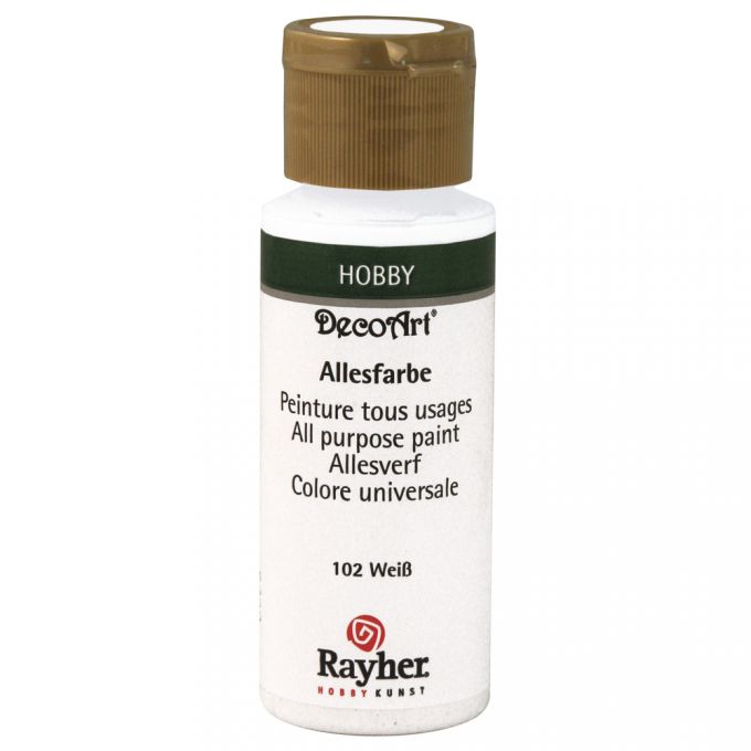 Rayher Allesfarbe, 59ml  DecoArt Bastelfarbe Acrylfarbe Hobbyfarbe