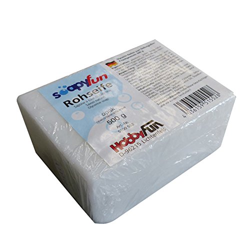 Rohseife opak weiß Glycerin-Seife Seifenbasis Soap
