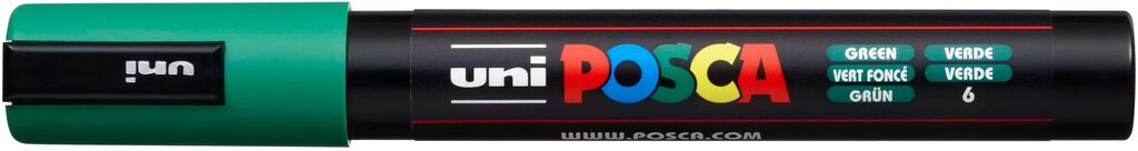 UNI POSCA Marker PC-5MC GRÜN mittelfeine Spitze 1,8 - 2,5mm UNI POSCA Marker PC-5MC GRÜN mittelfeine Spitze 1,8 - 2,5mm