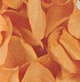 Papierblütenblätter orange
