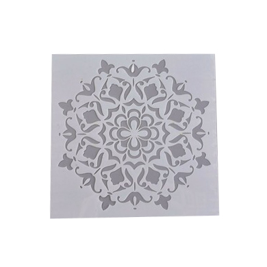 Schablone Mandala Ornament Lilie Blüte, 15x15mm Stencils