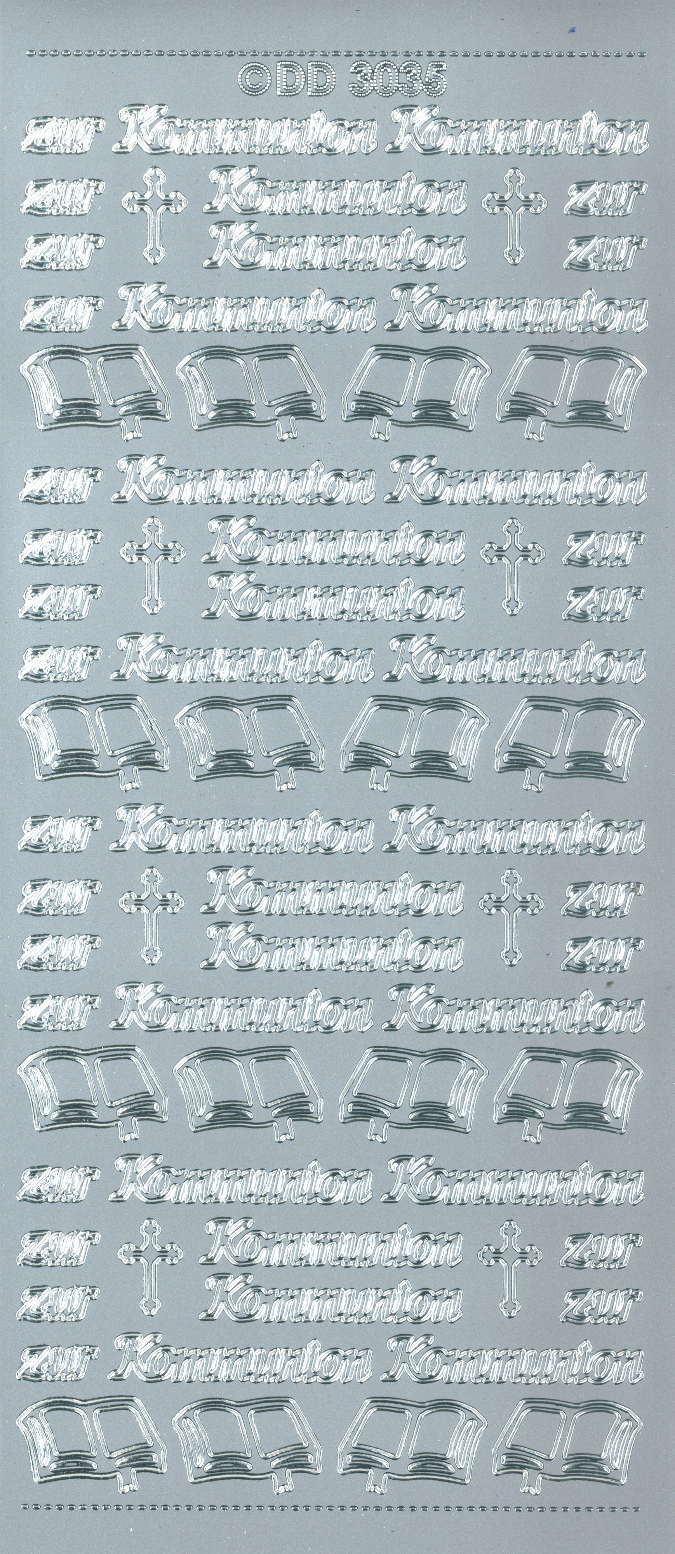 Shiny Outline Stickers Zur Kommunion 1 Bogen 23x10cm Shiny Outline Stickers Zur Kommunion 1 Bogen 23x10cm