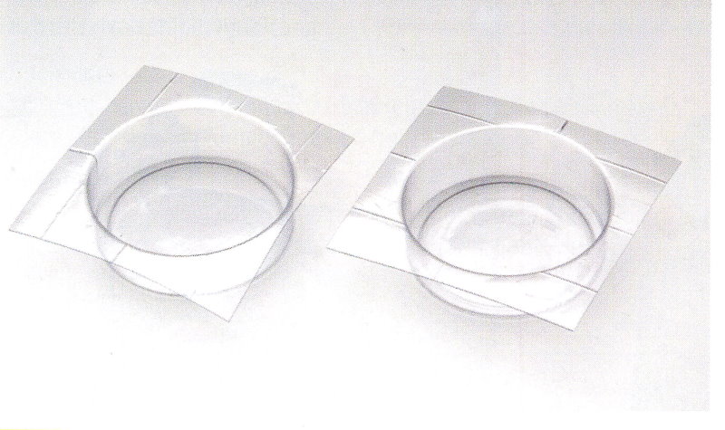 Seifengießform rund, 2 Stk./Packung, 7x4 cm Gießform Seifengießform 