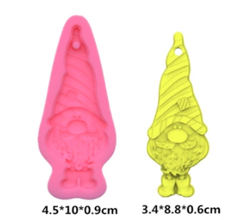 Silikonform Pressform Gnome Set, 3 Stück