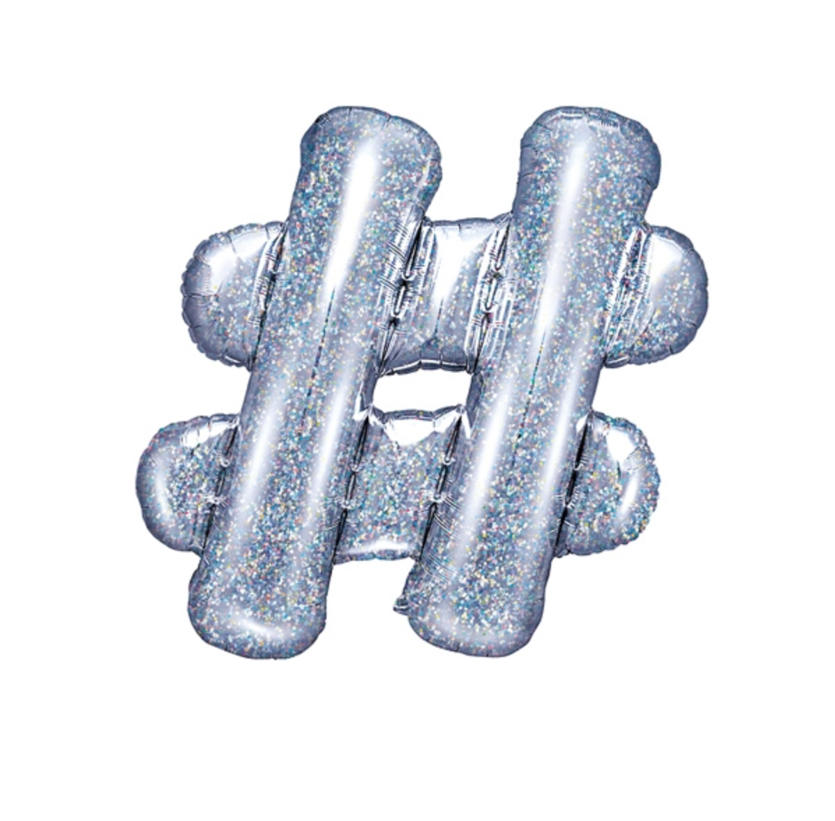 Folienluftballon # Raute Hashtag Foil Balloon 35cm 