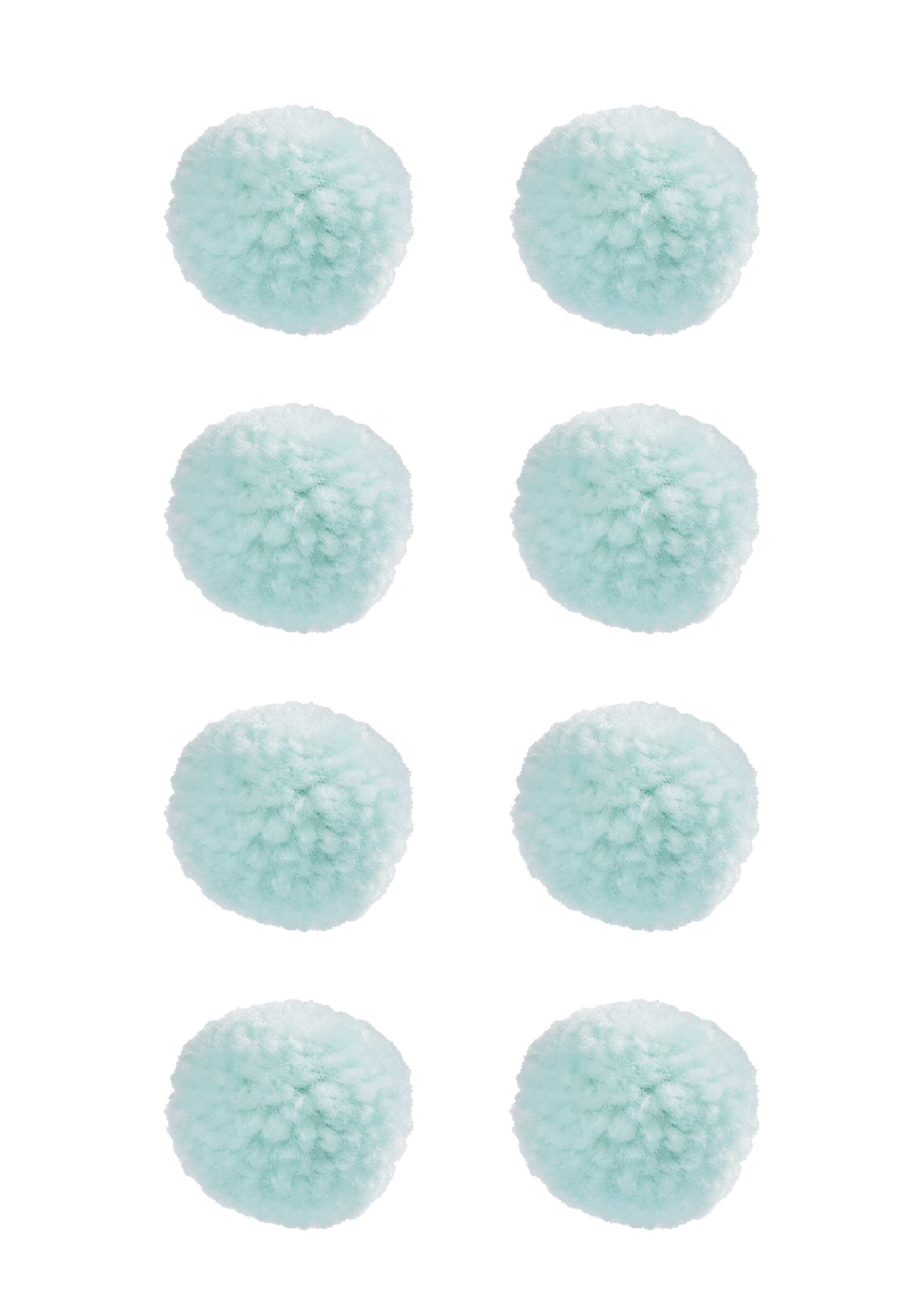 Woll-Pompons Pom Pom 20mm 8 Stück 