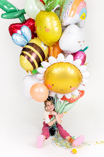 Folienballon Sonne mit Gesicht gelb weiß 90cm Folienballon Sonne mit Gesicht gelb weiß 90cm