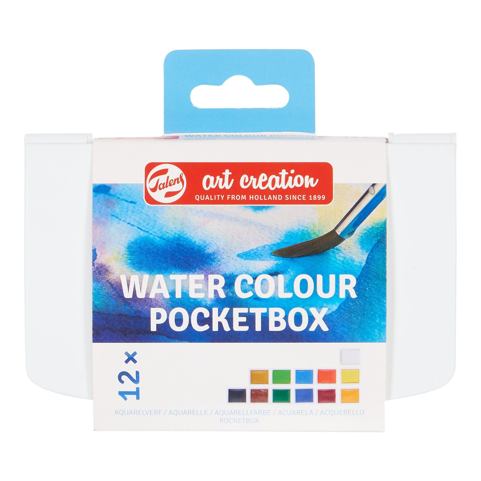 Talens Water Color Pocketbox Aquarellfarben 12 Farben