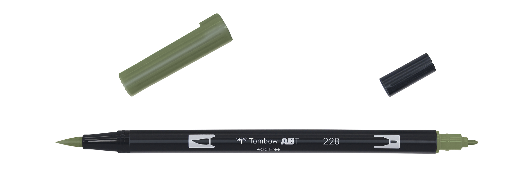 Tombow Art Brush Pen, gray green