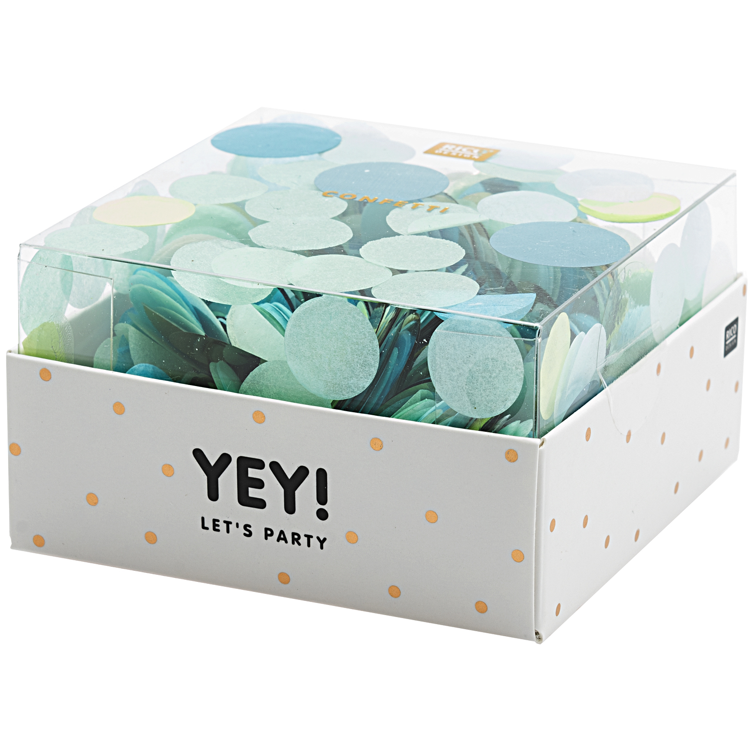 Konfetti blau grün Mix 20g Confetti Papierkonfetti Folienkonfetti Seidenpapierkonfetti 