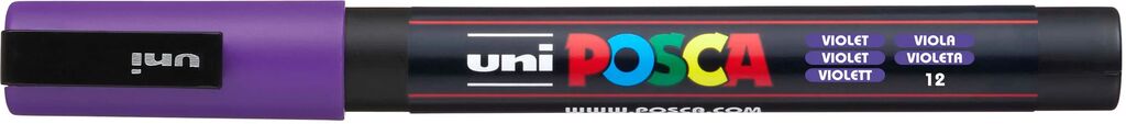 UNI POSCA Marker PC-3M VIOLETT Rundspitze 0,9-1,3mm UNI POSCA Marker PC-3M VIOLETT Rundspitze 0,9-1,3mm