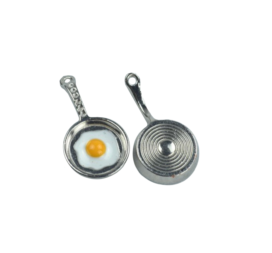 Anhänger Eierspeispfandl, 32x17x4mm, per Stück
