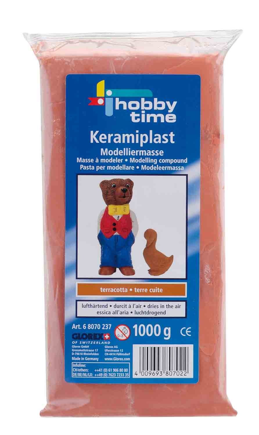 Keramiplast luftrocknende Modelliermasse terracotta 1000 g