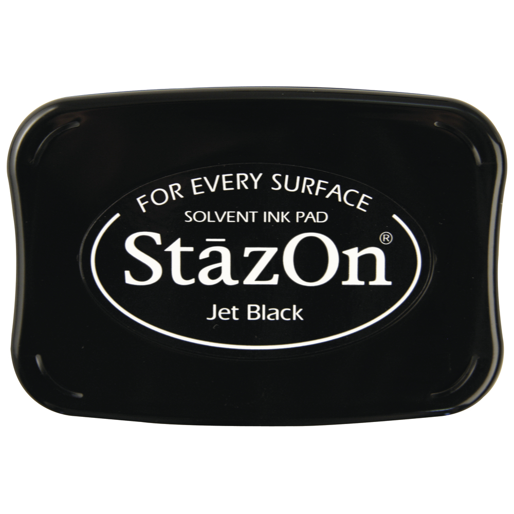 StazOn Stempelkissen Jet Black Solvent Ink Pad