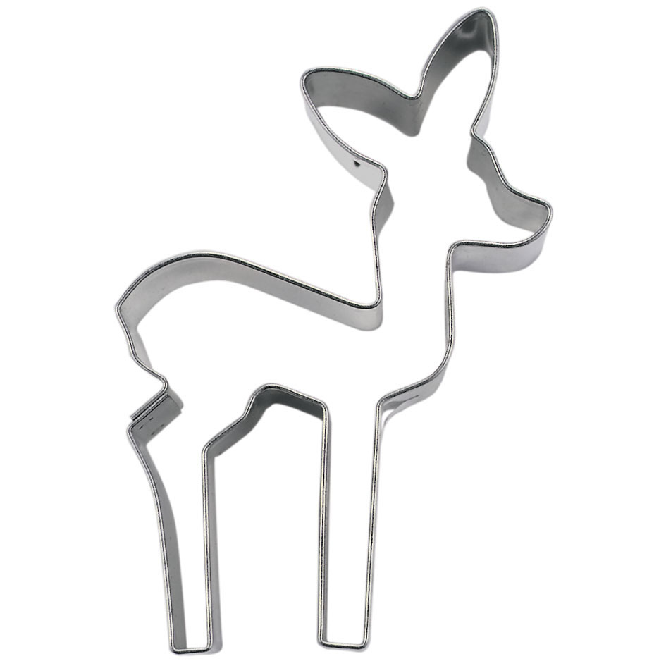 Bambi Reh Rehkitz 7,5cm Ausstechform Edelstahl