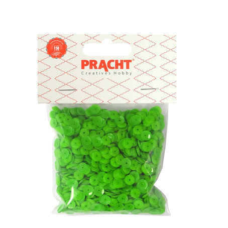 Pailletten apfelgrün opak 30g 4000 Stück 6mm Paillettenschüssel Sequins