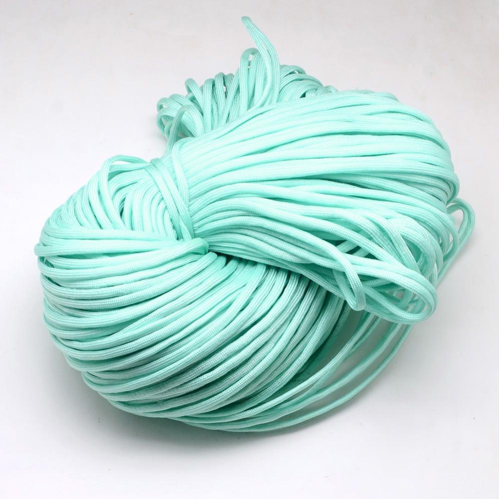 Paracord Kordel UNI MINT einfärbig 4mm 100m/ Bund  