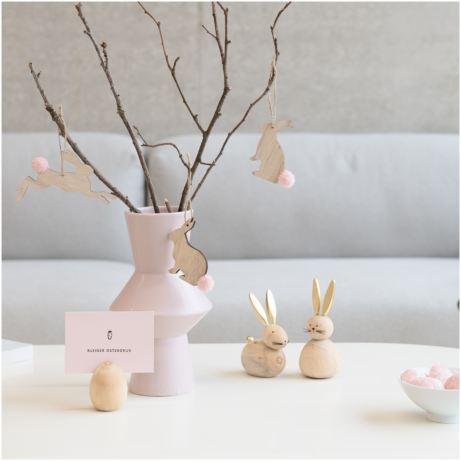 Holzfigur Hase 8x6x10,5cm Holzfigur Hase 8x6x10,5cm