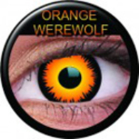Kontaktlinsen , Orange Werewolf, 2 Stück