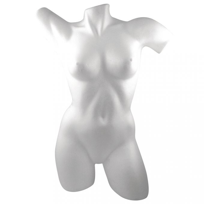 Styropor-Torso-Frau 51x69 cm