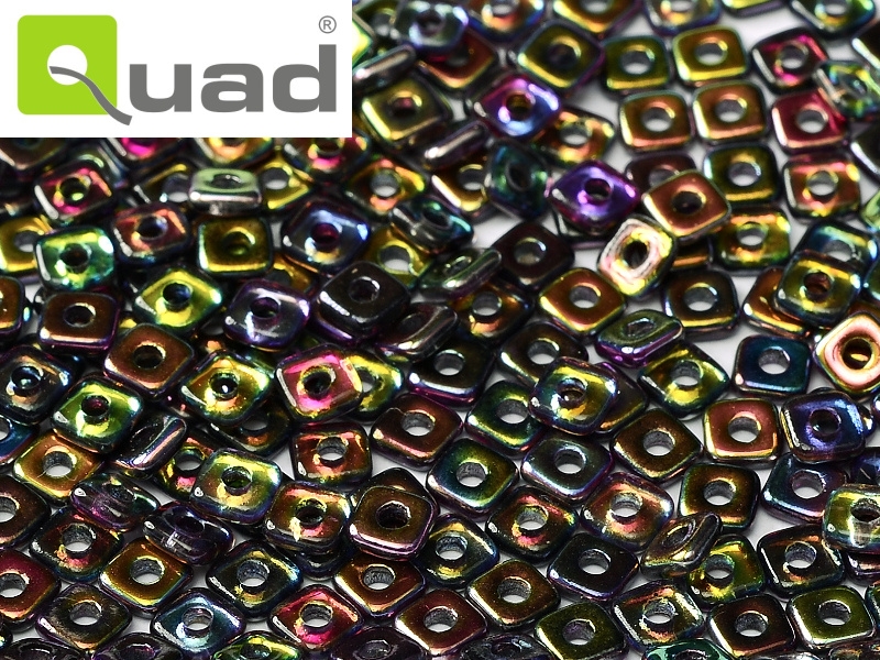 Miyuki Quad Beads 4 mm,  100 Stk./Dose