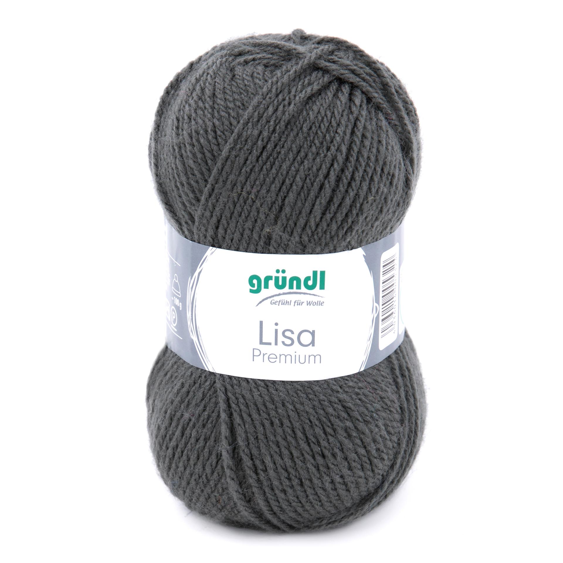 Lisa Premium einfärbig, Schulbastelwolle Bastelwolle, 50 g/133m