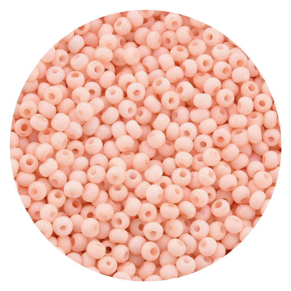 Rocailles Frost Peach Puff 2,6mm 17g