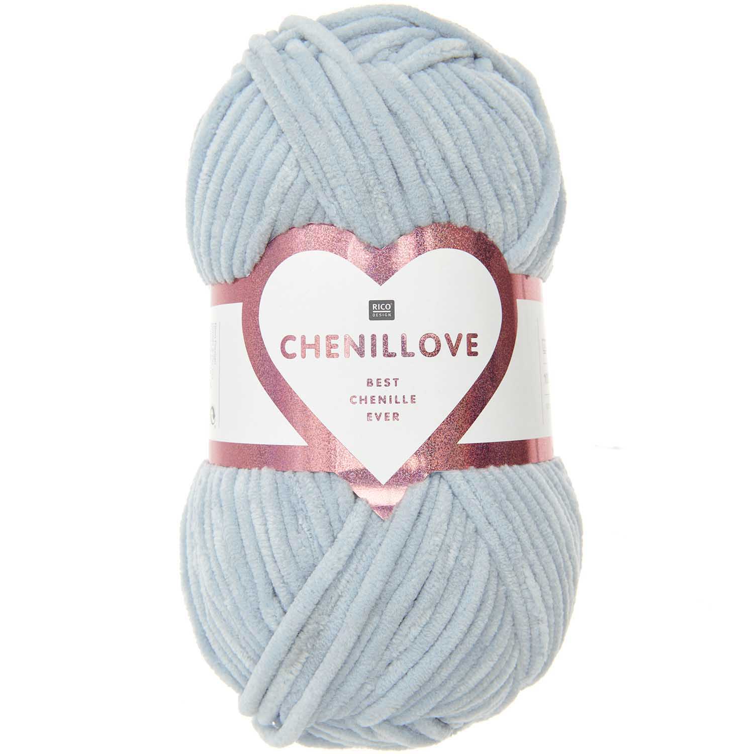 Chenillove hellblau