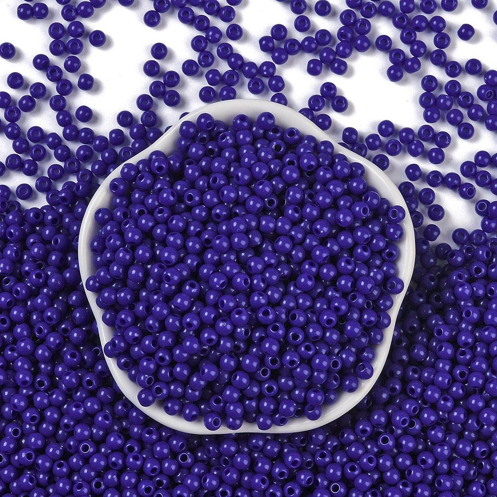 Acrylperlen Uni 4mm Lochbohrung 1,6mm 600 Stück Acrylperlen Uni 4mm Lochbohrung 1,6mm 600 Stück