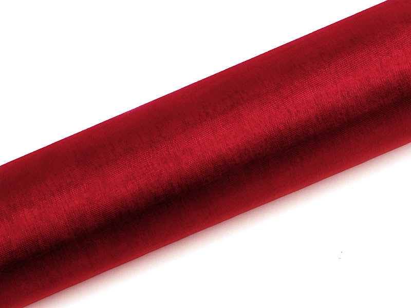 Organza Stoff einfarbig 0,36x9m