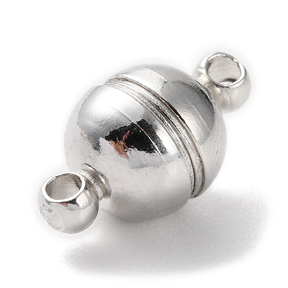 Magnetverschluss Metall rund 8x14mm 3 Stück Magnetverschluss Metall rund 8x14mm 3 Stück