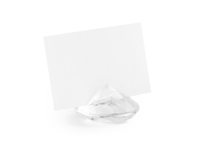 Platzkartenhalter 40mm Diamant Place Card Holder 10 Stk. 
