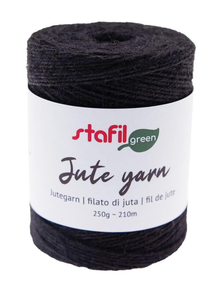 Stafil Green Jutegarn schwarz 