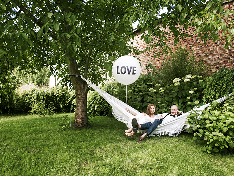 Riesen Luftballon Jumbo Balloon Love is in the Air 1m