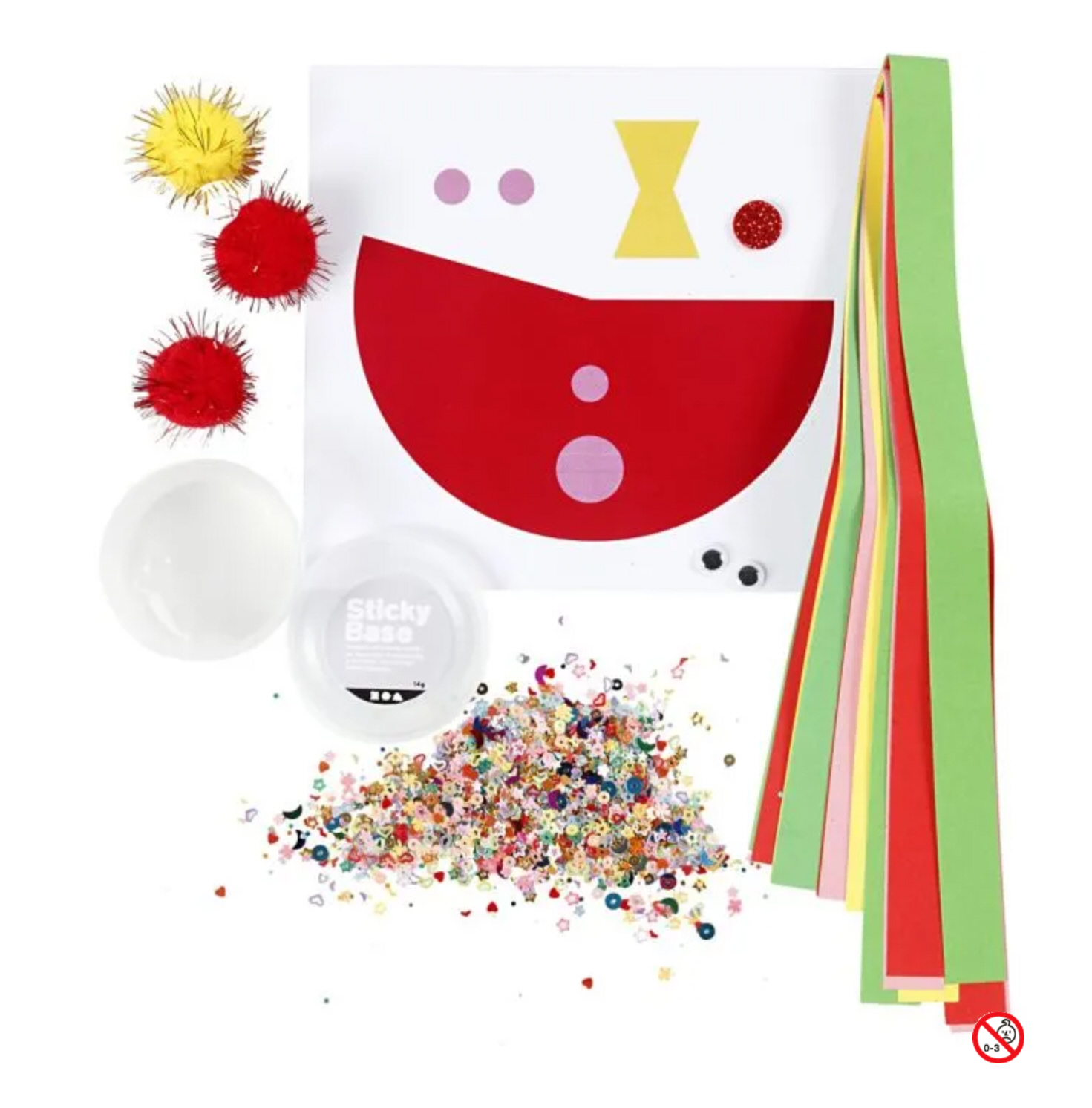 Mini Kreativset Klopapierrollenclown 1 Set