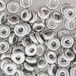 O-Beads Aluminium Silver  3,8x1mm, 5 g/Dose  