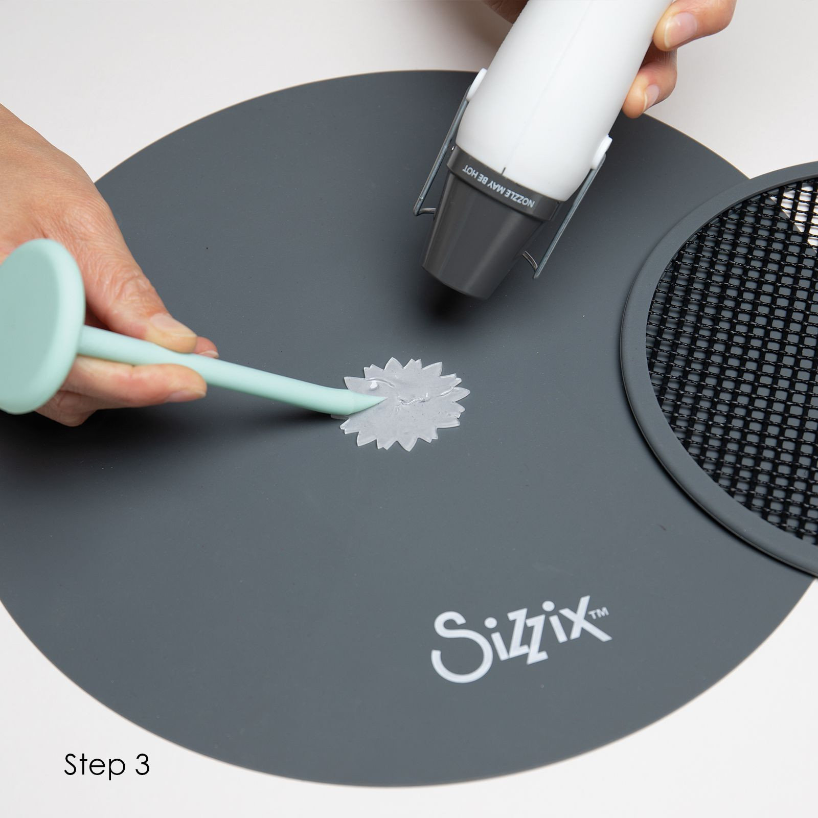 Sizzix Schrumpffolien Werkzeug Gitter Shrink plastic accessories