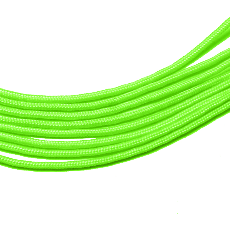 Paracord dünn 2 mm, gelbgrün, 10 m