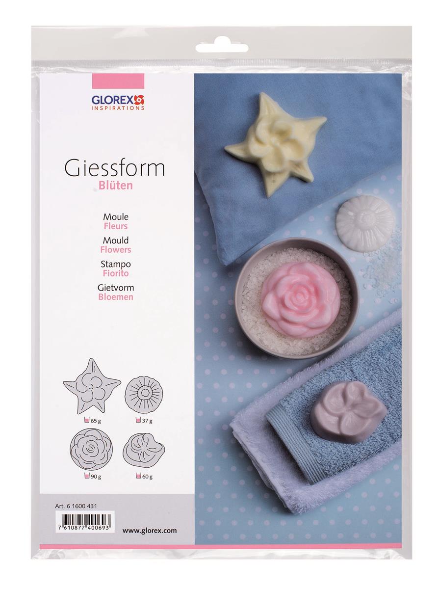 Seifenform "Blüten" Gießform Seifengießform 