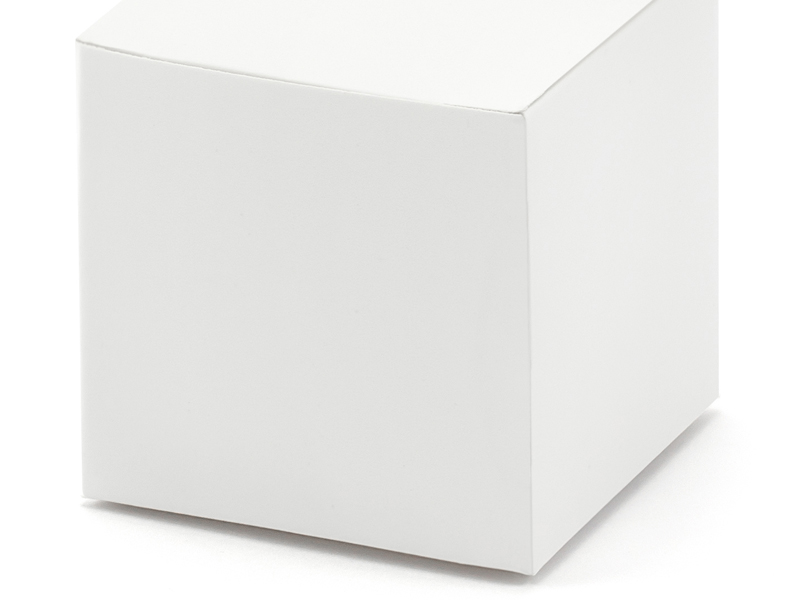 Schachtel weiß quadratisch 5x5x5cm 10 Stk. 