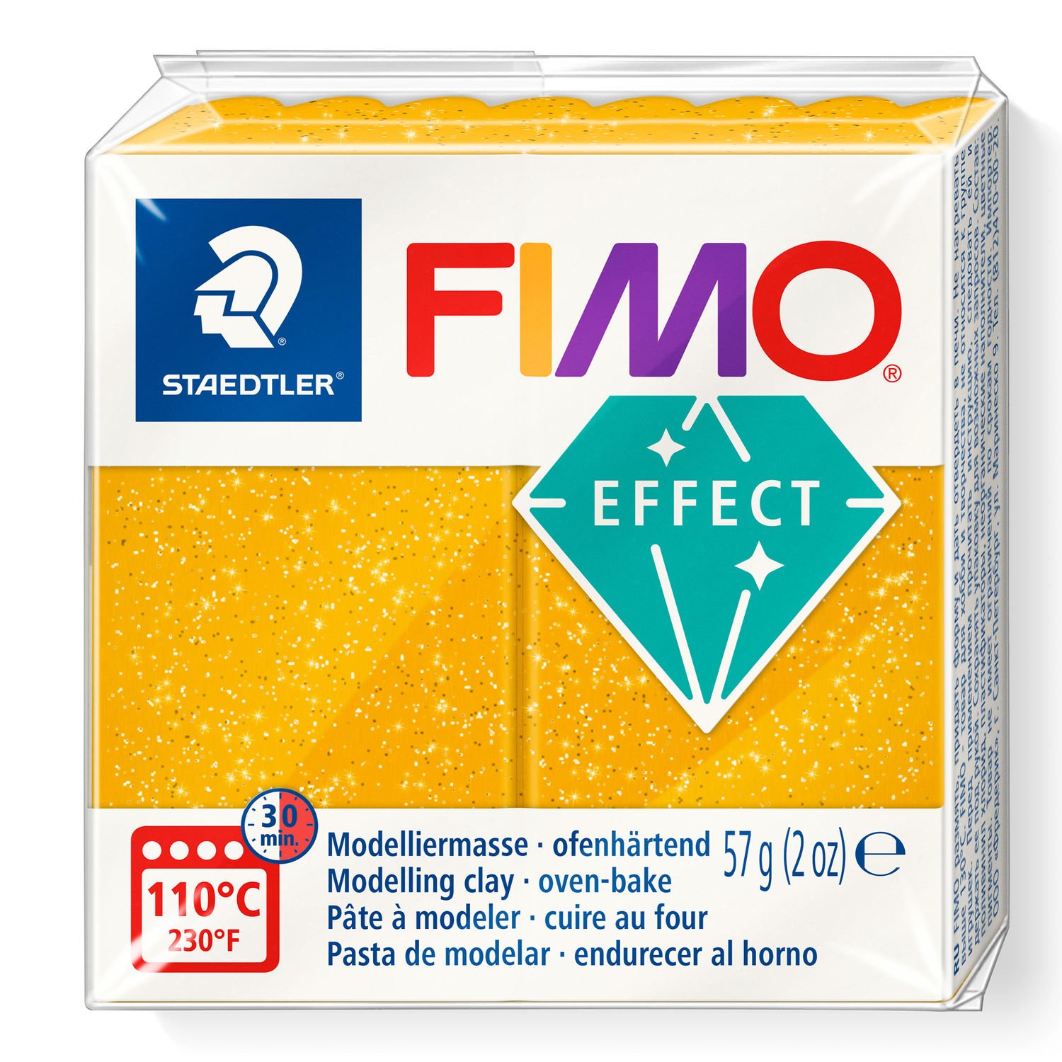 Fimo Effect  Glitter gold