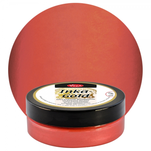 Viva Decor Inka Gold, 62,5g Dose Metallglanz Farbe 