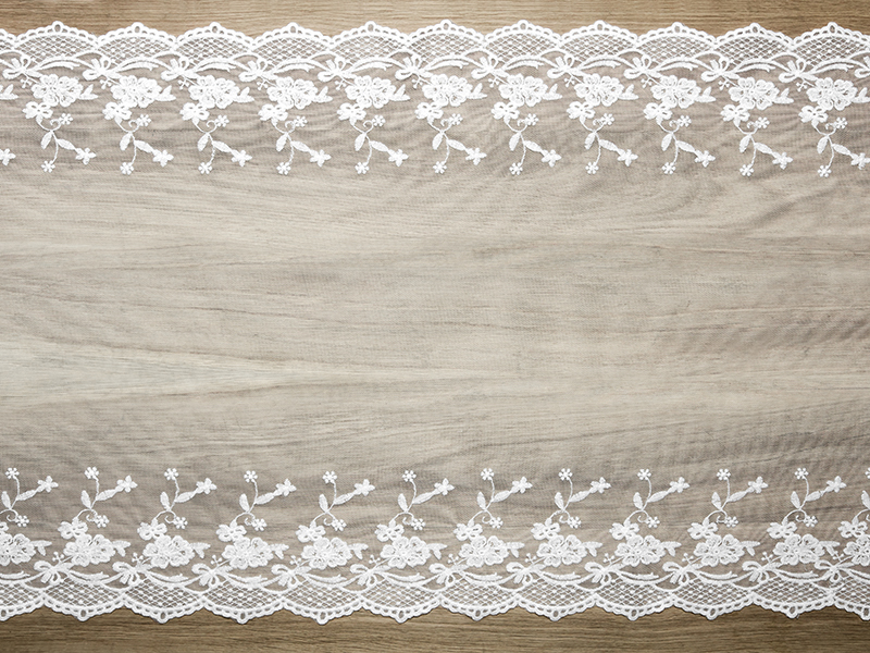 Tischläufer Spitze Lace off-white 0,45x9m