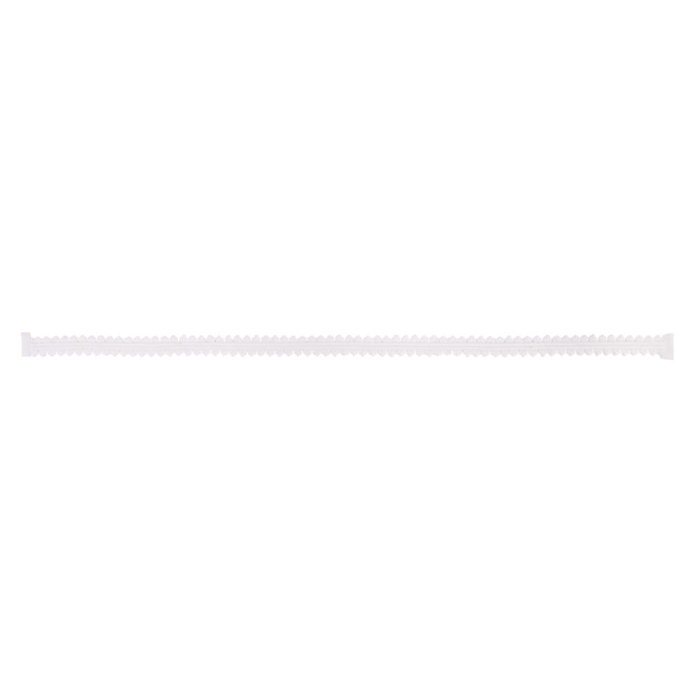 Wachs-Zierstreifen Spitze weiß 23,5x0,8cm 